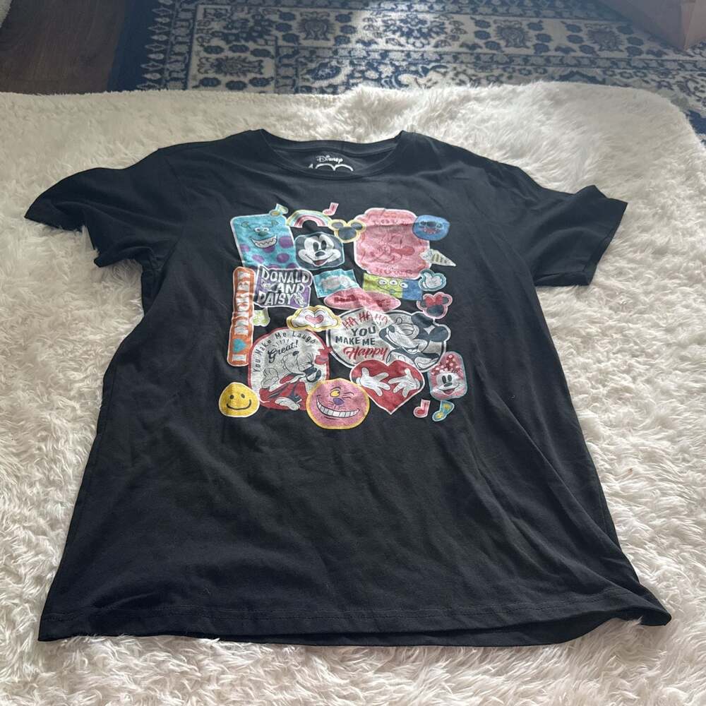 Disney 100th Anniversary Retro Icon Characters‎ All Over Print T-Shirt